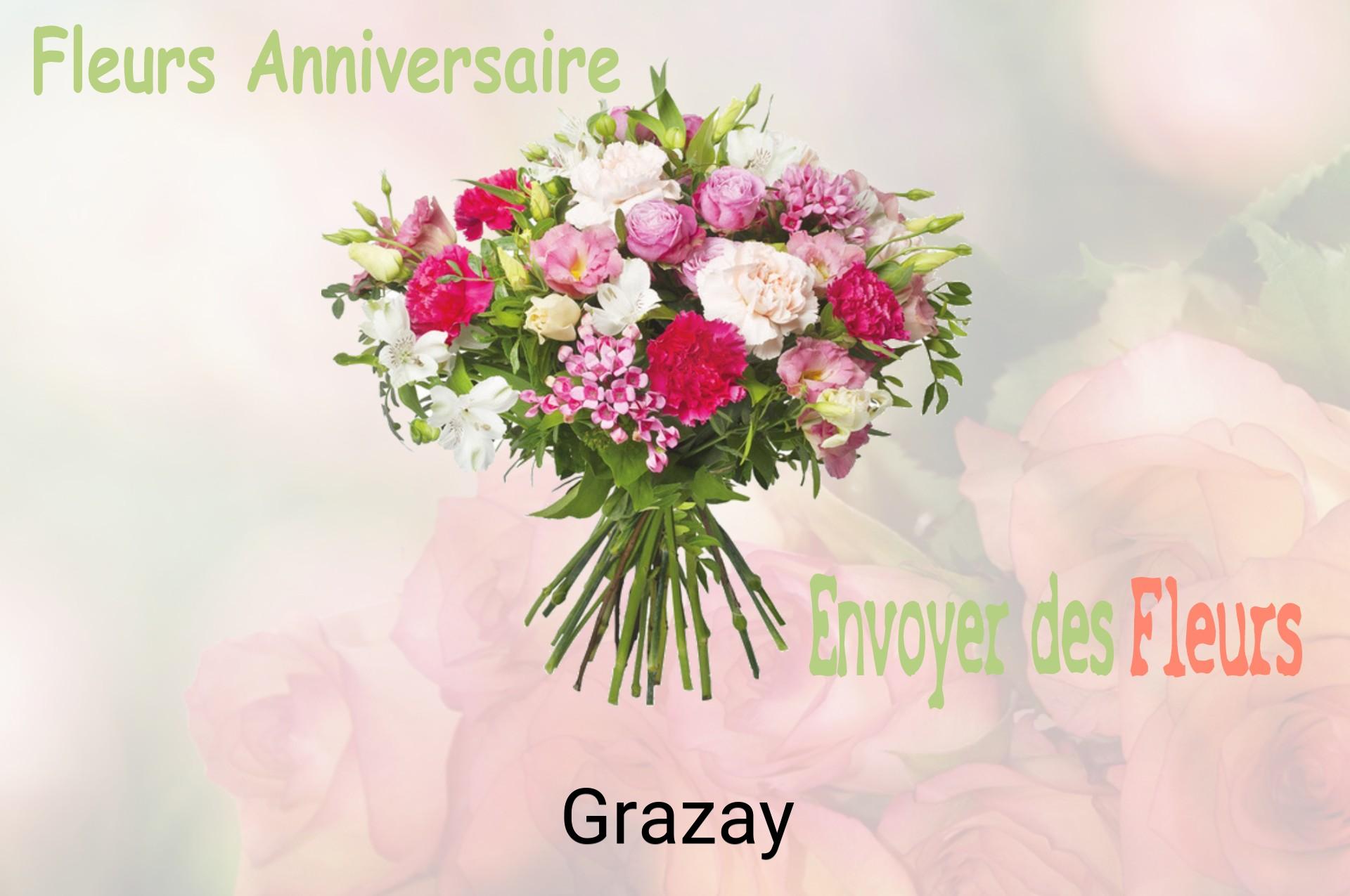 Bouquet de fleurs d’anniversaire livré à Grazay